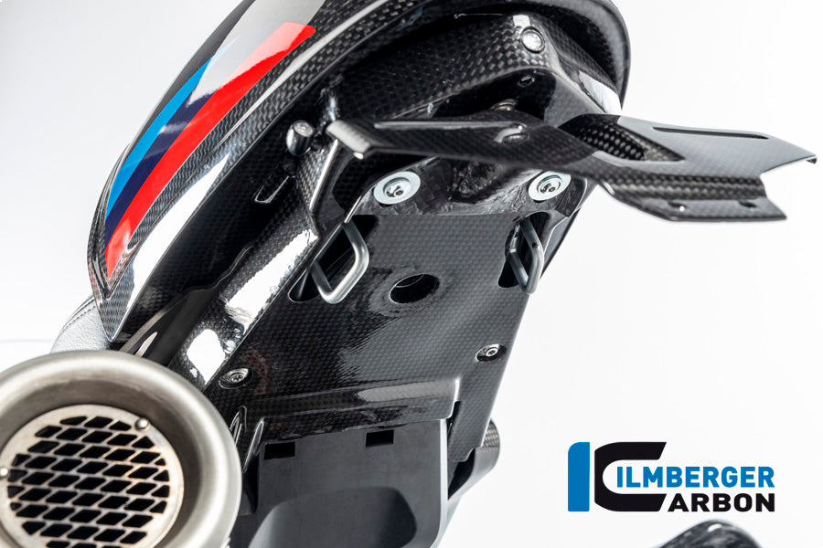 Ilmberger Carbon Rear Undertray (without Number Plate Holder) for the BMW R Nine T Racer '14-17, R Nine T Scrambler 2016