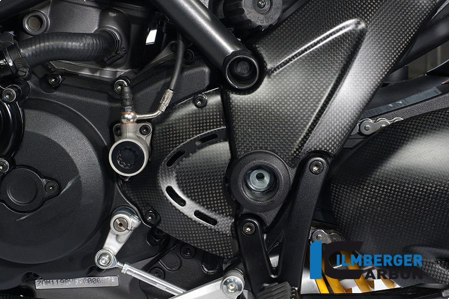 Ilmberger Carbon Front Sprocket Cover Carbon for the Ducati Diavel 2011 - 2014