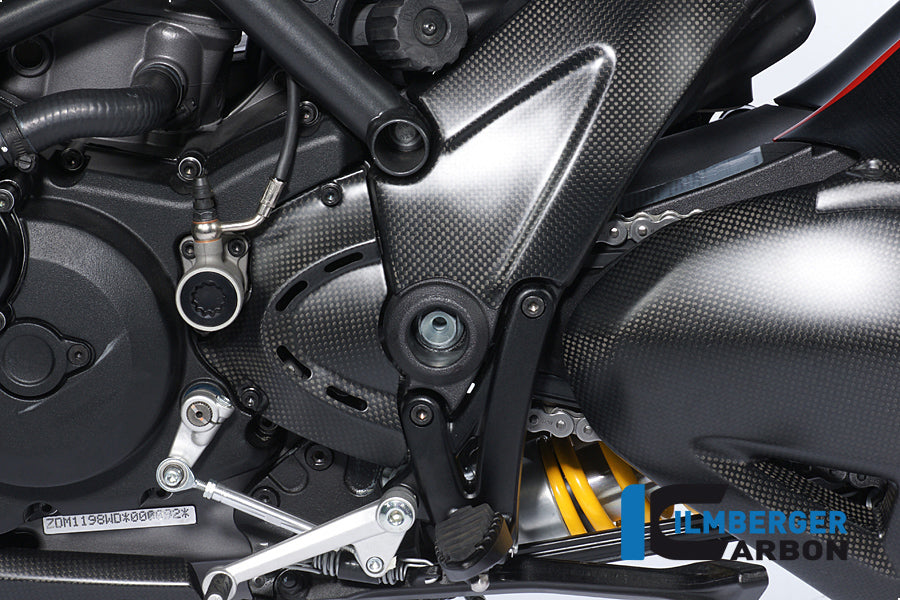 Ilmberger Carbon Front Sprocket Cover Carbon for the Ducati Diavel 2011 - 2014