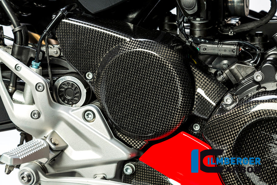 Ilmberger Carbon Cam Belt Cover, Carbon for the BMW F800 R '09-14, F800 S/ST '06-24, F800 GT '12-24