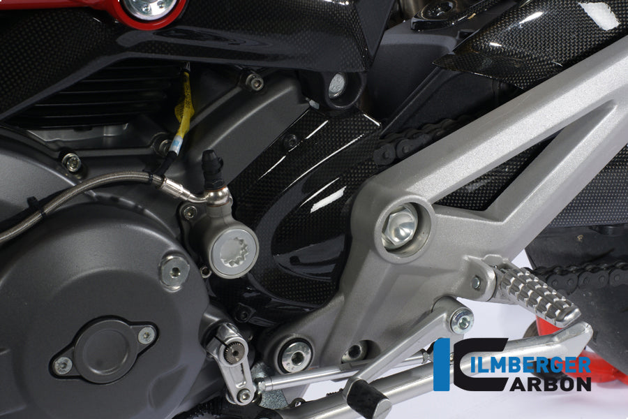 Ilmberger Carbon Front Sprocket Cover for the Ducati Monster 1100/1100S/EVO '08-14, Streetfighter 848 '12