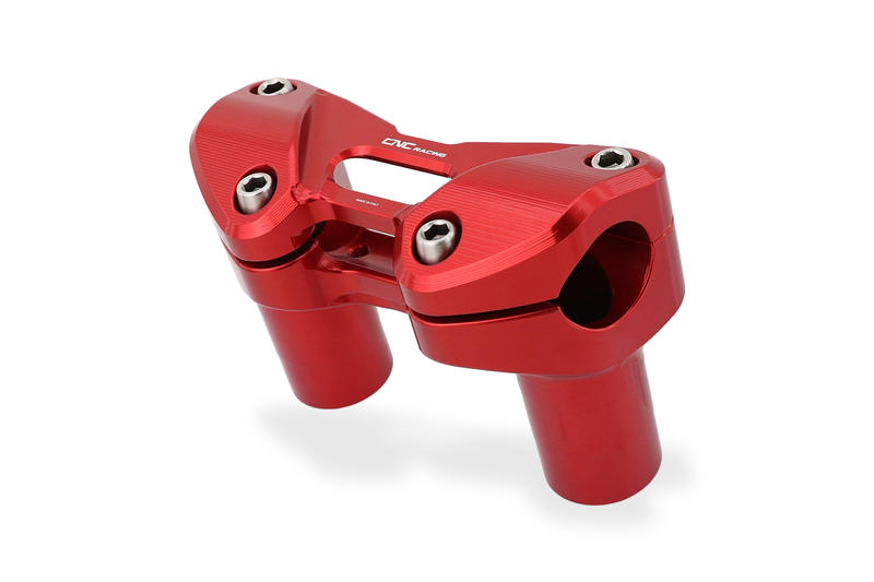 CNC Racing Handlebar Clamp Kit with Riser for Ducati Multistrada V4 / 1260 / 1200 / 950 / V2 (2015+)