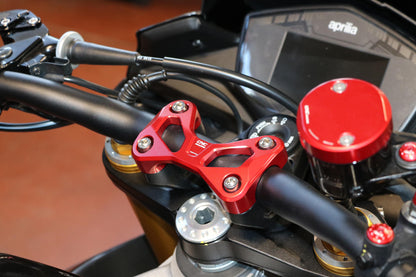 CNC Racing Handlebar Clamp for Aprilia Tuono V4 1100 (2017+) / 660 and Moto Guzzi V85 TT
