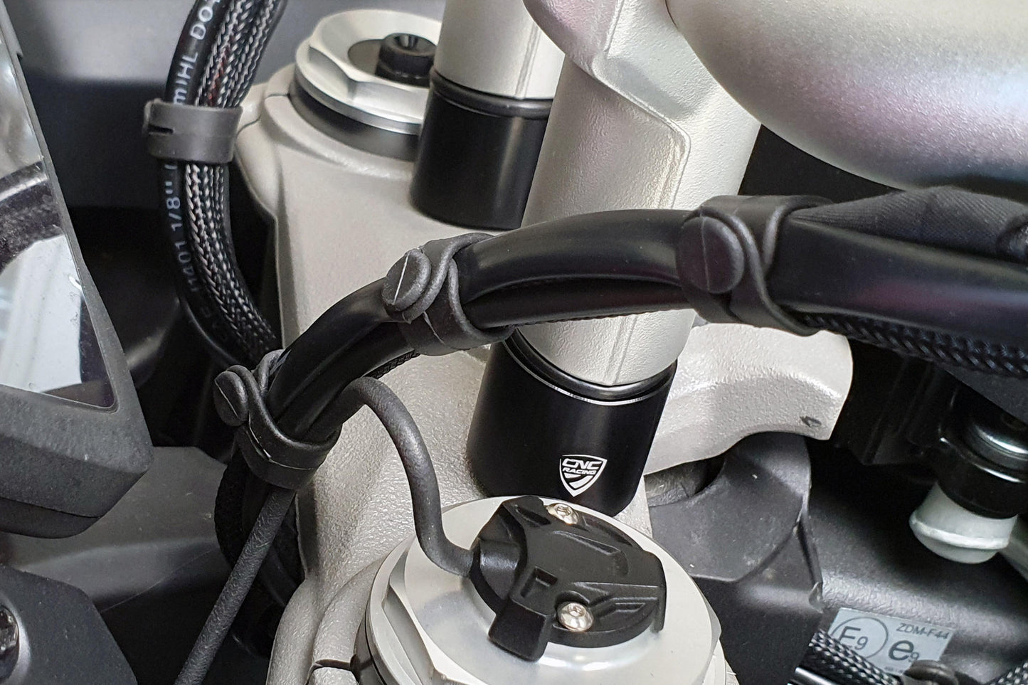 CNC Racing 30mm Handlebar Clamp Spacer Kit for Ducati Multistrada V4