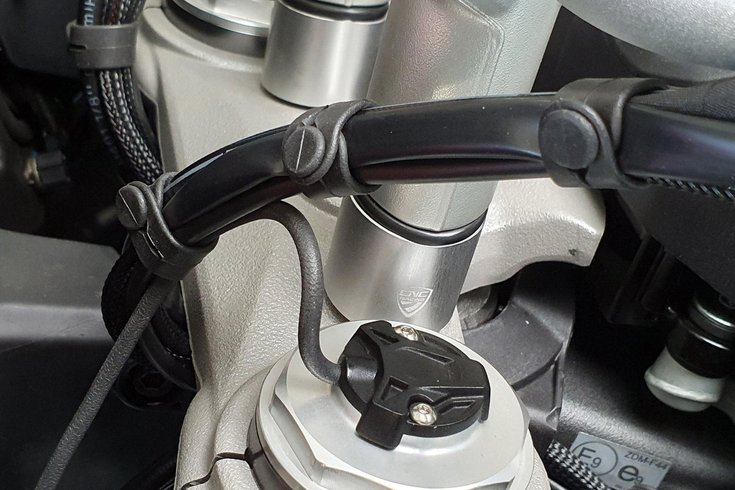 CNC Racing 20mm Handlebar Clamp Spacer Kit for Ducati Multistrada V4