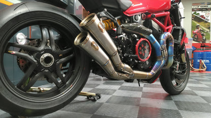 ZARD Full 2-1-2 Exhaust for 2016+ Ducati Monster 1200 R and  2017+ Monster 1200 / S