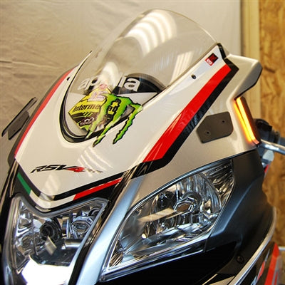 New Rage Cycles (NRC) Aprilia RSV4 RR / RF Front Turn signal Kit & Mirror Block offs (15-20)
