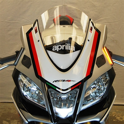 New Rage Cycles (NRC) Aprilia RSV4 RR / RF Front Turn signal Kit & Mirror Block offs (15-20)