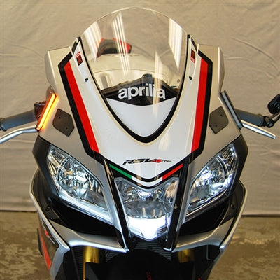 New Rage Cycles (NRC) Aprilia RSV4 RR / RF Front Turn signal Kit & Mirror Block offs (15-20)