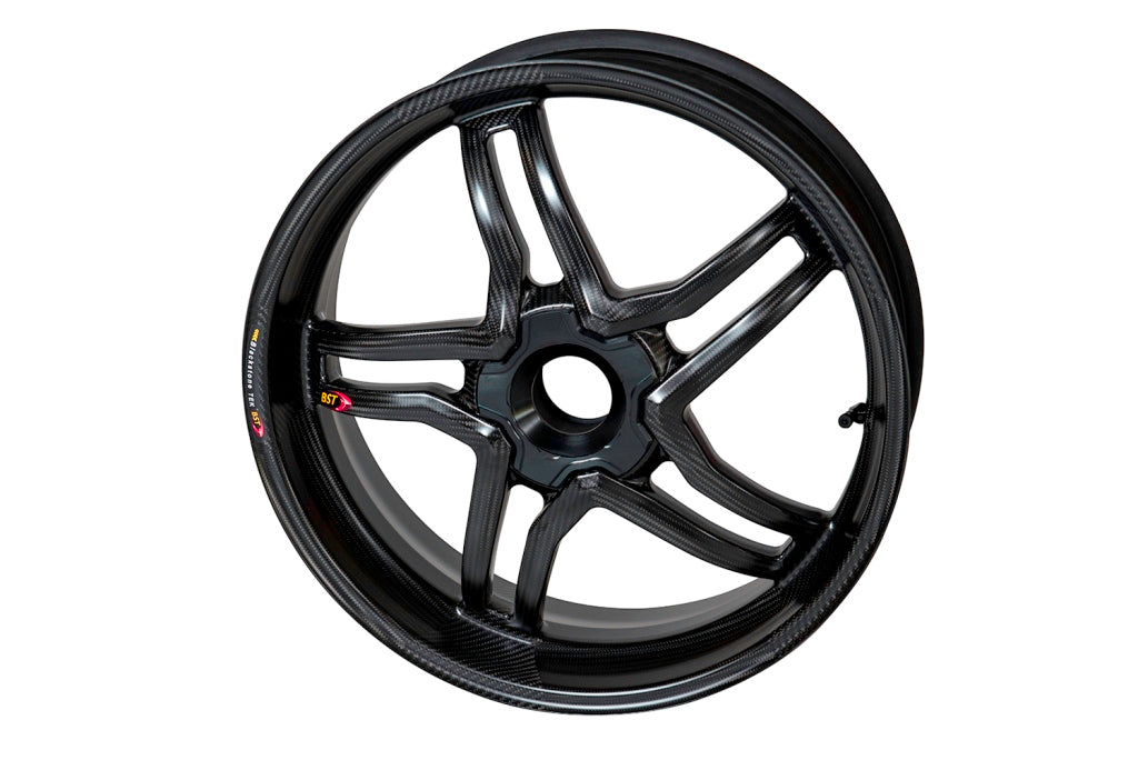 BST Rapid TEK 5 Split-Spoke Carbon Fiber Rear Wheel for the Triumph Speed Triple 1200 RR / RS (2021+) - 6.0 x 17