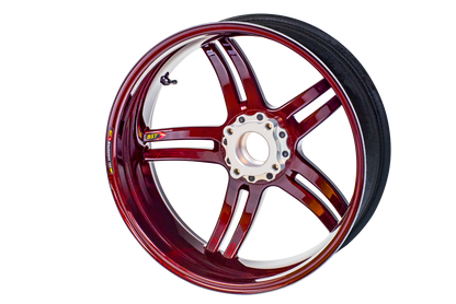 BST Rapid TEK 5 Split-Spoke Carbon Fiber Rear Wheel for the BMW S1000RR / S1000R - 6.0 x 17 (2020+)
