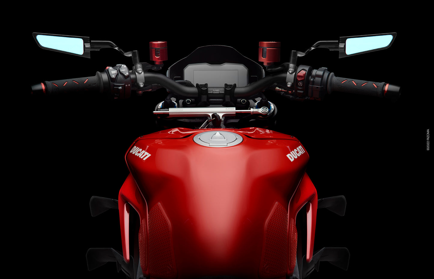 Rizoma Stealth Mirrors for Naked Bikes