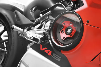 Rizoma Clear Wet Clutch Cover kit - OILQUARIUM for the Ducati Panigale / Streetfighter / Multistrada / Diavel V4