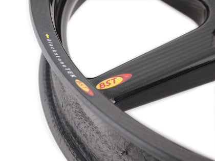 BST Twin TEK 5 Spoke Carbon Fiber Front Wheel for the Triumph Rocket III (2014+) w/ABS - Includes Carrier - 3.5 x 18