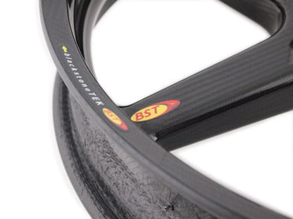 BST Twin TEK 5 Spoke Carbon Fiber Front Wheel for the Triumph Rocket III (2014+) w/ABS - Includes Carrier - 3.5 x 18