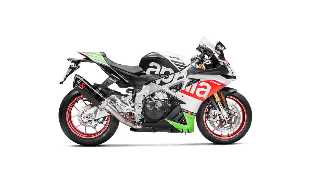 Akrapovic Carbon Slip-On Exhaust Aprilia RSV4 RR / RF and Tuono V4 1100 (17-20)