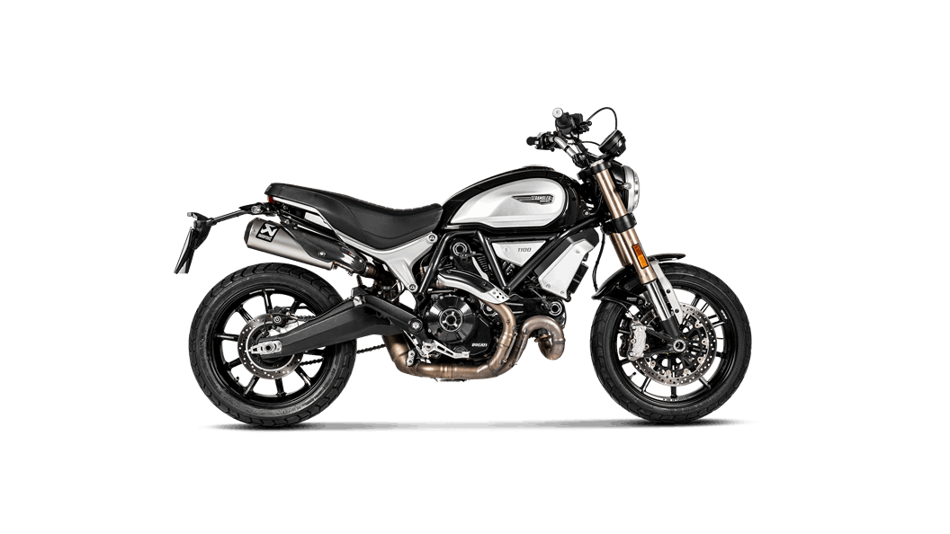 Akrapovic Dual Titanium GP Slip-On Exhaust Ducati Scrambler 1100