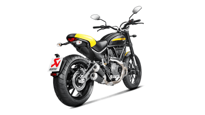 Akrapovic Black Titanium GP Slip-On Exhaust Ducati Scrambler / Monster 797