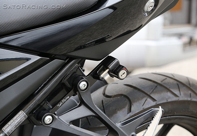 Sato Racing Helmet Lock for Suzuki GSX-S750 (2015+) & GSX250R (2017+)