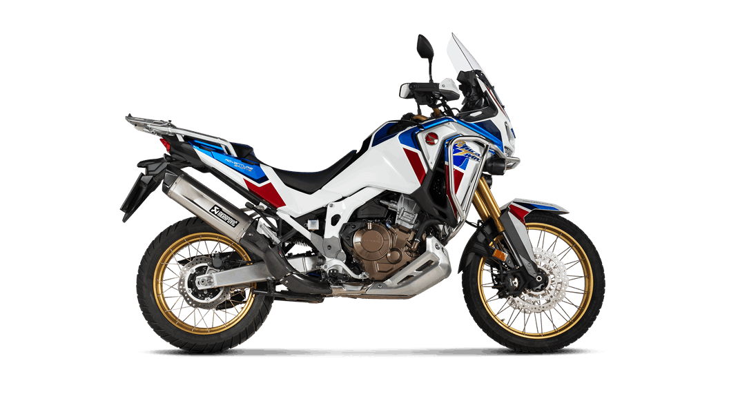 Akrapovic Slip-On Exhaust Honda Africa Twin / Adventure Sports 1100 (CRF1100L) (20-23)