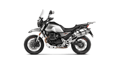 Akrapovic Titanium Slip-on Exhaust System for Moto Guzzi V85 TT (2021+)