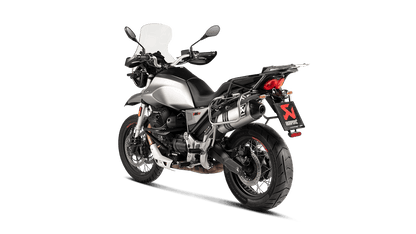 Akrapovic Titanium Slip-on Exhaust System for Moto Guzzi V85 TT (2021+)