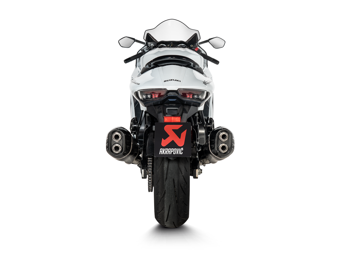 Akrapovic Homologated Dual Slip-On Exhaust System Suzuki Hayabusa GSX-1300R (2022+)