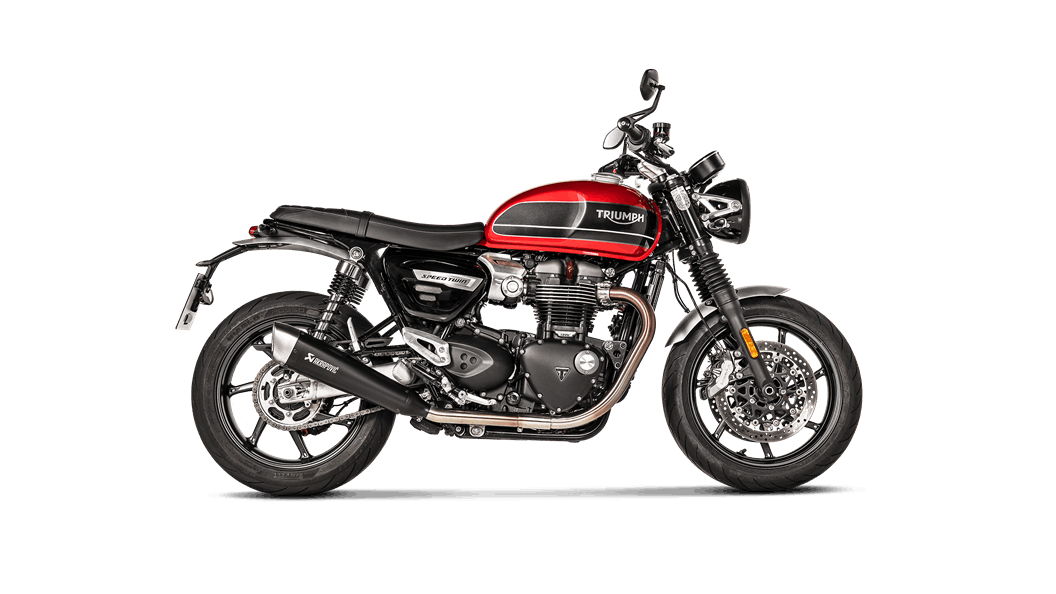 Akrapovic Slip-On Exhaust for Triumph Thruxton 1200 /R and Speed Twin