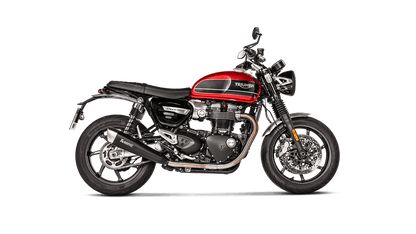 Akrapovic Slip-On Exhaust for Triumph Thruxton 1200 /R and Speed Twin