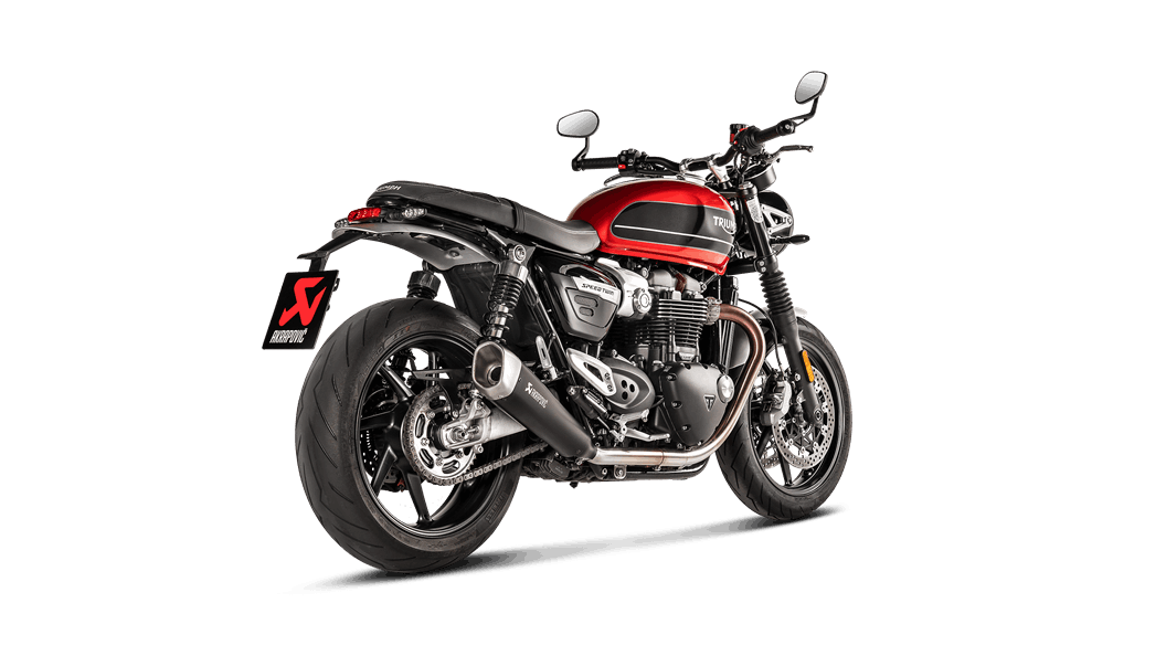 Akrapovic Slip-On Exhaust for Triumph Thruxton 1200 /R and Speed Twin