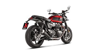 Akrapovic Slip-On Exhaust for Triumph Thruxton 1200 /R and Speed Twin