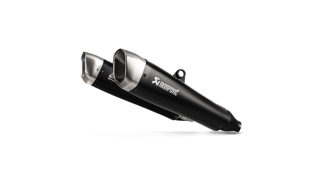 Akrapovic Slip-On Exhaust for Triumph Thruxton 1200 /R and Speed Twin