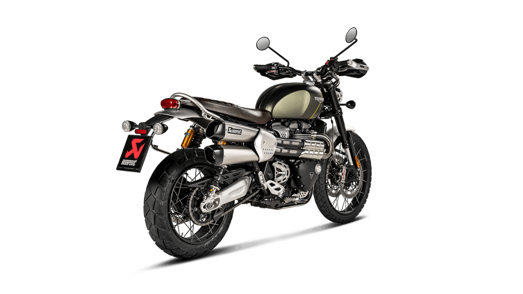 Akrapovic Slip-On Exhaust Triumph Scrambler 1200