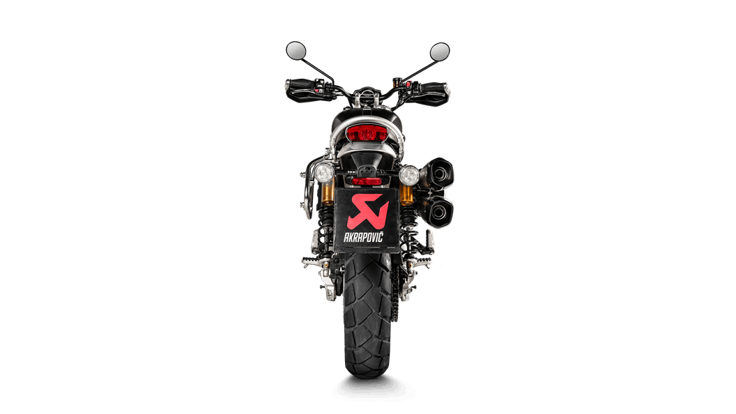 Akrapovic Slip-On Exhaust Triumph Scrambler 1200