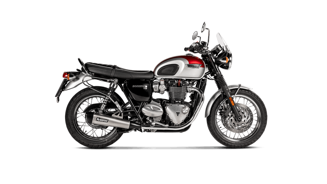 Akrapovic Slip-On Exhaust for Triumph Bonneville T120 and T100