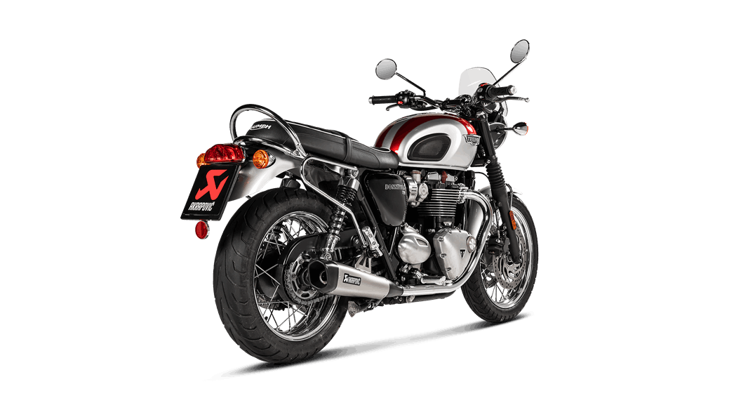 Akrapovic Slip-On Exhaust for Triumph Bonneville T120 and T100