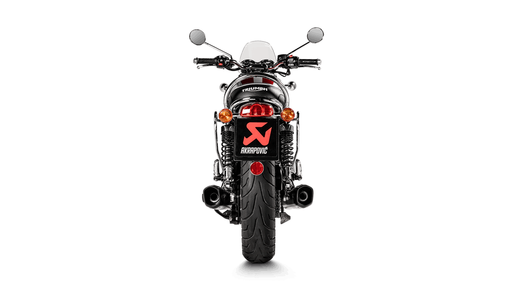 Akrapovic Slip-On Exhaust for Triumph Bonneville T120 and T100