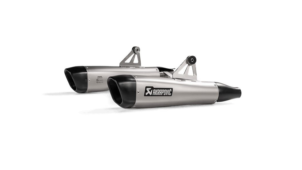 Akrapovic Slip-On Exhaust for Triumph Bonneville T120 and T100