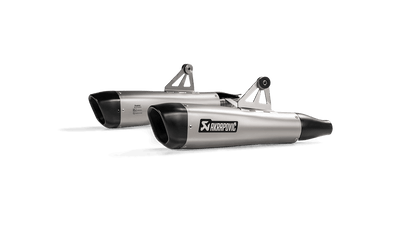 Akrapovic Slip-On Exhaust for Triumph Bonneville T120 and T100