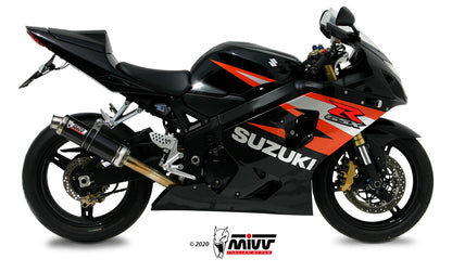 MIVV Bolt-on, GP Carbon, Standard Exhaust For Suzuki GSX-R 600/GSX-R 750 2004-2005