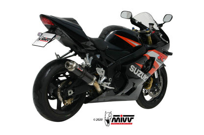 MIVV Bolt-on, GP Carbon, Standard Exhaust For Suzuki GSX-R 600/GSX-R 750 2004-2005