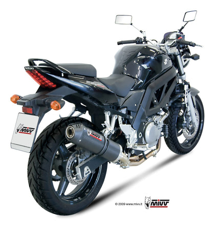 MIVV Slip-on, Oval Carbon, Standard Exhaust For Suzuki SV 650 2004-2015