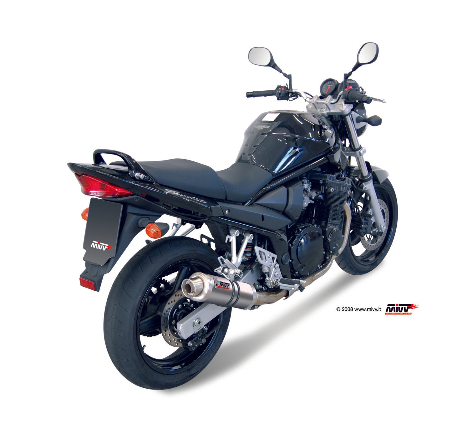 MIVV Slip-on, GP Titanium, Standard Exhaust For Suzuki Bandit 650 2005-2006