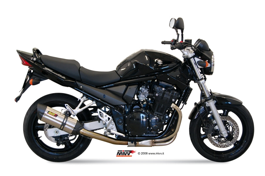 MIVV Slip-on, Suono Stainless Steel, Standard Exhaust For Suzuki Bandit 650 2005-2006