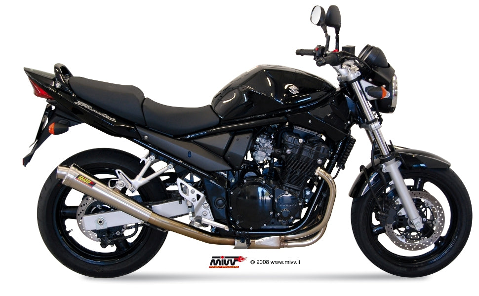 MIVV Slip-on, X-cone Stainless Steel, Standard Exhaust For Suzuki Bandit 650 2005-2006