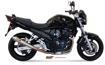 MIVV Slip-on, X-cone Stainless Steel, Standard Exhaust For Suzuki Bandit 650 2005-2006