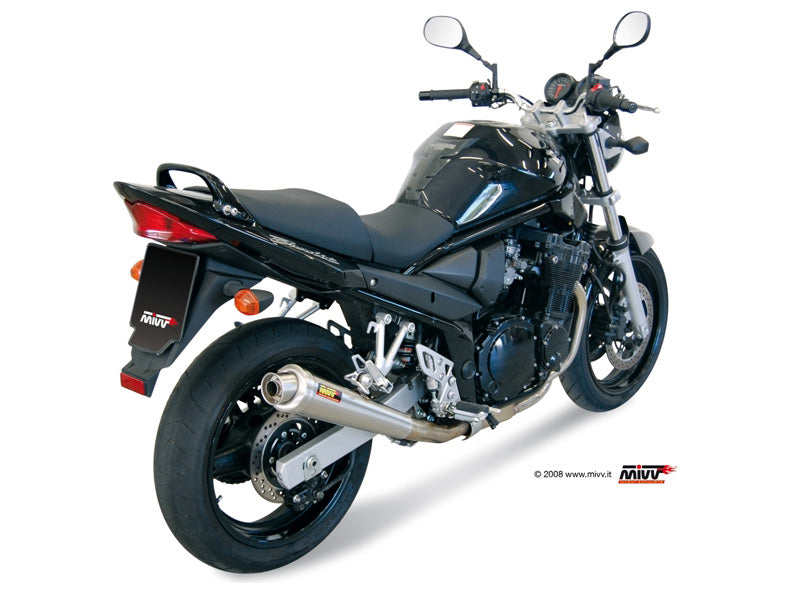 MIVV Slip-on, X-cone Stainless Steel, Standard Exhaust For Suzuki Bandit 650 2005-2006