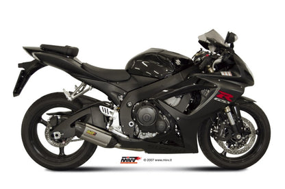 MIVV Slip-on, Suono Stainless Steel, Standard Exhaust For Suzuki GSX-R 600/GSX-R 750 2006-2007