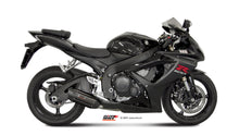 MIVV Slip-on, Suono Black, Standard Exhaust For Suzuki GSX-R 600/GSX-R 750 2006-2007