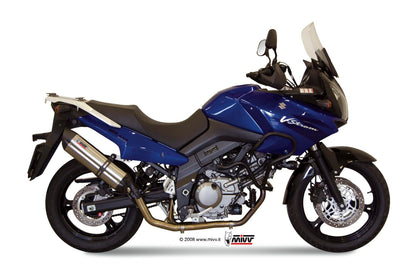 MIVV Full System 2x1, Suono Stainless Steel, Standard Exhaust For Suzuki DL V-Strom 650 2007-2011